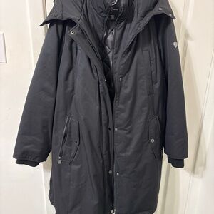 Madison Womens Black Puffer Coat